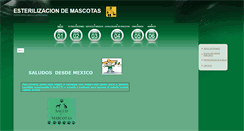 Desktop Screenshot of esterilizaciondemascotas1.com.mx