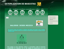 Tablet Screenshot of esterilizaciondemascotas1.com.mx